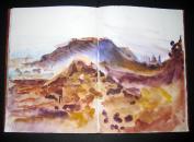 Sketchbook  of An Aurangabad Landscape, Marashtra  India