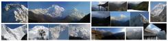 Multiple Photographs of Annapurnas